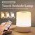 Toque noite lâmpada usb led interruptor de controle remoto recarregável três - InterMIX   imports 