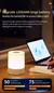 Toque noite lâmpada usb led interruptor de controle remoto recarregável três na internet