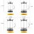 Imagem do Pote de café francês com filtro, vidro de borosilicato alto, perfurador manual