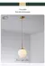 Led bola de vidro luminária lustre luzes casa interior cozinha ilha restaurante