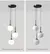 Led bola de vidro luminária lustre luzes casa interior cozinha ilha restaurante - comprar online