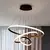 Lustre pendente LED ajustável, luxo nórdico pendurado luz, alto brilho lâmpad - InterMIX   imports 