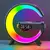 Carregador sem fio alto-falante g63 tablet titular cartão tf rgb luz noturna de
