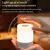 Toque noite lâmpada usb led interruptor de controle remoto recarregável três na internet