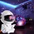 Imagem do 1pc astronauta galáxia estrela projetor luz noturna estrelada-lâmpada de proje
