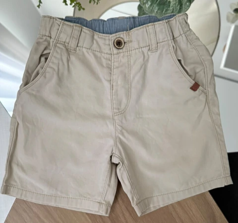 Bermuda sarja bege - Zara Baby - 2-3 anos 98 cm