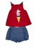 Conjunto Blusa e Short Unicornio Vermelho First Impressions 4 Anos - comprar online