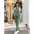 Conjunto feminino em malha viscolycra calça jogguer e blusa longa confortável - loja online
