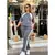 Conjunto feminino em malha viscolycra calça jogguer e blusa longa confortável
