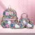 Conjunto de mochila Hello Kitty 4 peças – alças comandadas, fecho de correr, - loja online