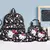 Conjunto de mochila Hello Kitty 4 peças – alças comandadas, fecho de correr,