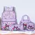 Conjunto de mochila Hello Kitty 4 peças – alças comandadas, fecho de correr, - comprar online