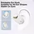 NVAHVA Fones de ouvido Bluetooth True Wireless Earbuds Gancho para a orelha Fone
