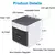 Mini Ar Condicionado Refrigerador Umidificador Portátil Usb - loja online