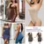 Imagem do Venda Quente Bodysuit com alça espaguete, decote em v, especificações, virilh
