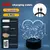 Imagem do 3d ilusão ponto led night light com controle remoto toque inteligente decoração do quarto lâmpada aniversário dia dos namorados presentes de natal