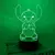 Imagem do 3d ilusão ponto led night light com controle remoto toque inteligente decoração do quarto lâmpada aniversário dia dos namorados presentes de natal