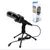 Microfone Condensador Omnidirecional Preto SF-930 com Tripé