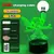 3d ilusão ponto led night light com controle remoto toque inteligente decoração do quarto lâmpada aniversário dia dos namorados presentes de natal - comprar online