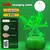 Imagem do 3d ilusão ponto led night light com controle remoto toque inteligente decoração do quarto lâmpada aniversário dia dos namorados presentes de natal