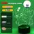Imagem do 3d ilusão ponto led night light com controle remoto toque inteligente decoração do quarto lâmpada aniversário dia dos namorados presentes de natal