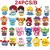 Imagem do 24 peças ponto linabellr mario bros figuras disney ponto construção pretos do