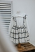 Pollera cuadrille blanco y negro - comprar online
