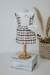 Jumper cuadrille con naranja