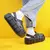 Chinelos de plataforma sandálias femininas de verão 6cm cunhas senhoras tamanc - loja online
