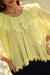 BLUSA CHIFFON COM RENDA CHANTILLY - loja online