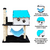 Imagem do Arranhador Para Gatos Casa Rede Dois Andares Toca Pet Torre Playground Sisal MDF