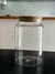 Frasco de vidrio con tapa de madera 1l - comprar online