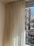 Set x2 Cortinas de Gasa de Tusor Natural 2,10m