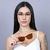 Armação Óculos Clipon De Grau e Sol Polarizado Feminino Quadrado Nude Transparente Tx6106 Daphne - comprar online