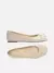 Sapatilha Matelassê Bico Redondo Laço - Branco - Sapatos e Cia  Arezzo