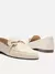Mocassim Couro Bridão Metálico Básico Luma - Dourado - comprar online