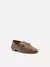 Mocassim Couro Bridão Metálico Básico Luma - Off White