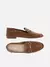 Mocassim Couro Bridão Metálico Básico Luma - Off White - comprar online
