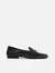 Mocassim Couro Bridão Metálico Básico Luma - Preto - comprar online