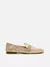 Mocassim Couro Bridão Metálico Básico Luma - Dourado - comprar online