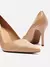 Scarpin Couro Bico Fino Salto Médio - Nude - Sapatos e Cia  Arezzo