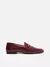 Mocassim Couro Bridão Metálico Básico Luma - Bordô - comprar online