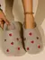 Inverno feminino em forma de coração chinelos amor mudo sola macia sapatos int na internet