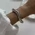 KMVEXO-Vintage Wide Cuff Pulseiras para Homens e Mulheres, Pulseiras Hip Hop, Pu - loja online