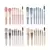 Kit C/ 8 Peças Lindas Conjunto de Pinceis de Maquiagem Moderno C/ Estojo Transp