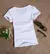 camiseta feminina casual manga curta simples