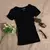 camiseta feminina casual manga curta simples - loja online
