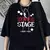 Jhope camiseta adolescente punk confortável camisa pop