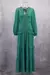 Elegante vestido longo feminino com mangas babados oco para fora vestidos de noi - loja online