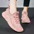 Designer feminino tênis casuais sapatos esportivos marca de moda rendas até mo - Felicios MS